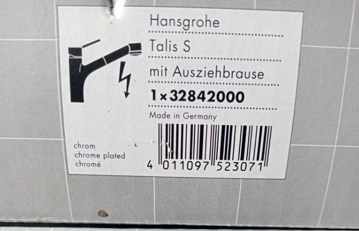Bateria kuchenna z wyciąganą wylewką Hansgrohe Talia M52