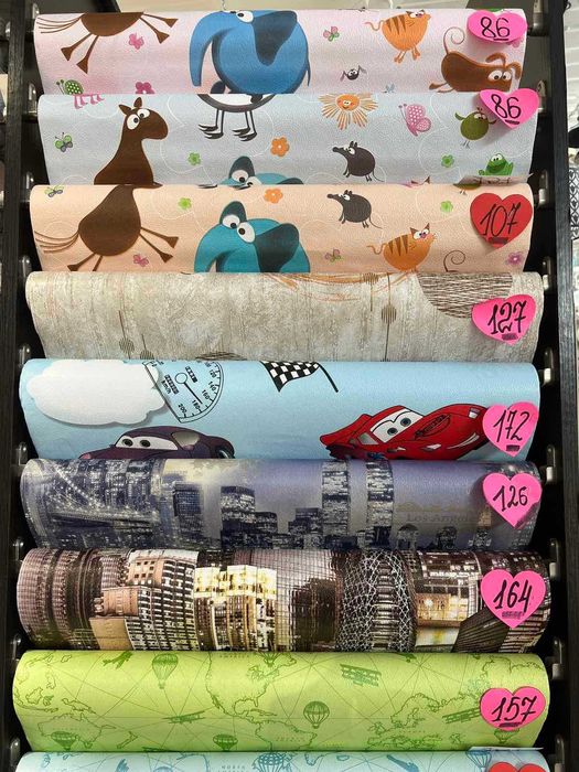 Шпалери паперові 53см шириною 10м довжина