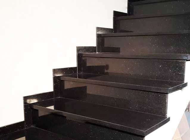 Granit Schody Kamienne Black Galaxy / Galaxy Star Stopnie 150x33x3