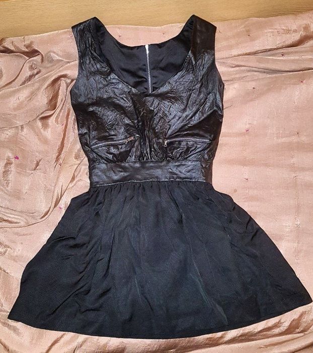 Чёрное платье XS/XXS