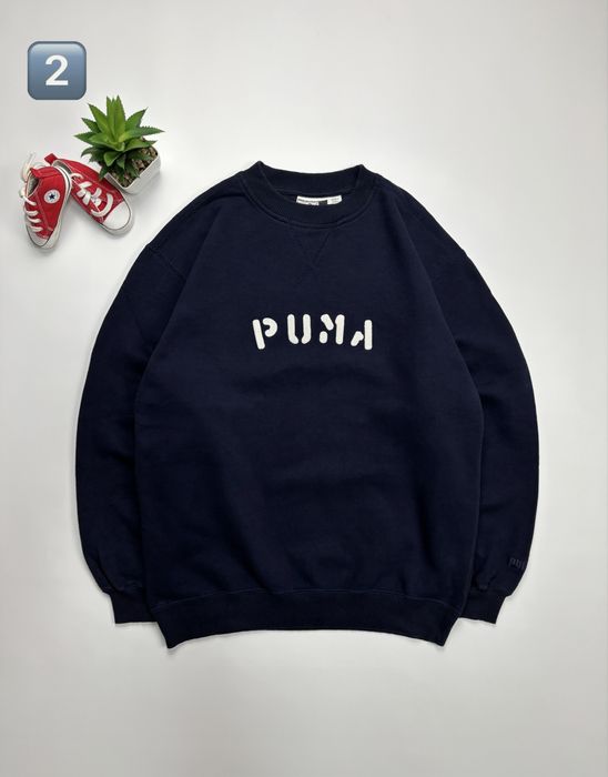 Свитшот толстовка Vintage 90's Reebok Puma Sweatshirt size M, XL