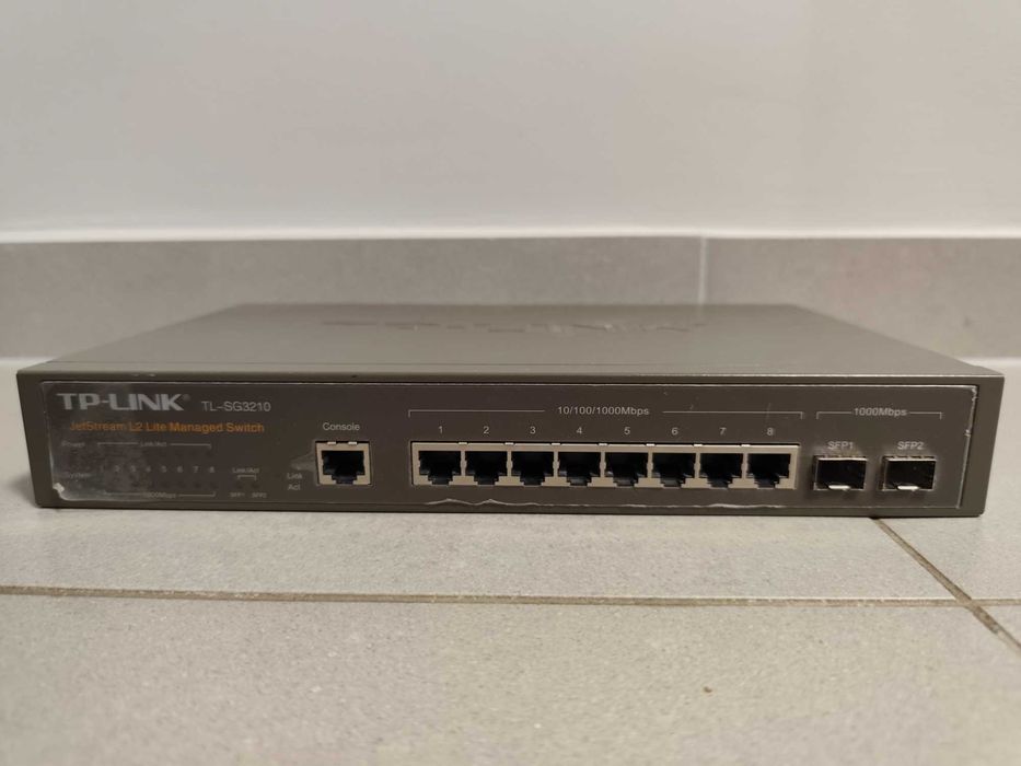 TP-Link TL-SG3210 JetStream – zarządzalny switch 8x Gigabit + 2x SFP