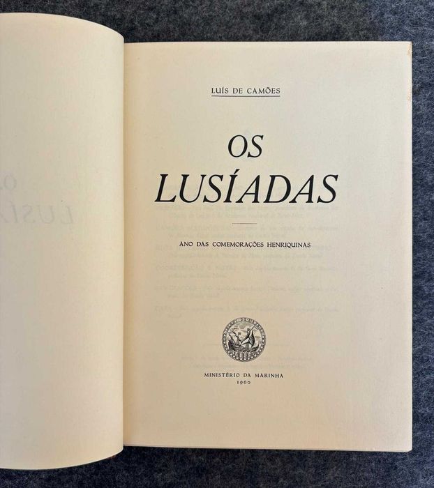 Os Lusíadas–Luís Vaz de Camões–Livros 1ª Edição, Litografias