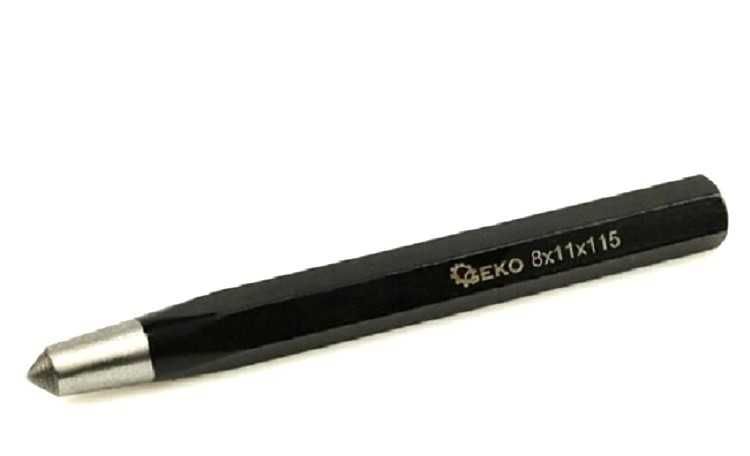 Punktak - wybijak do metalu 6 x 10 x 120mm Geko