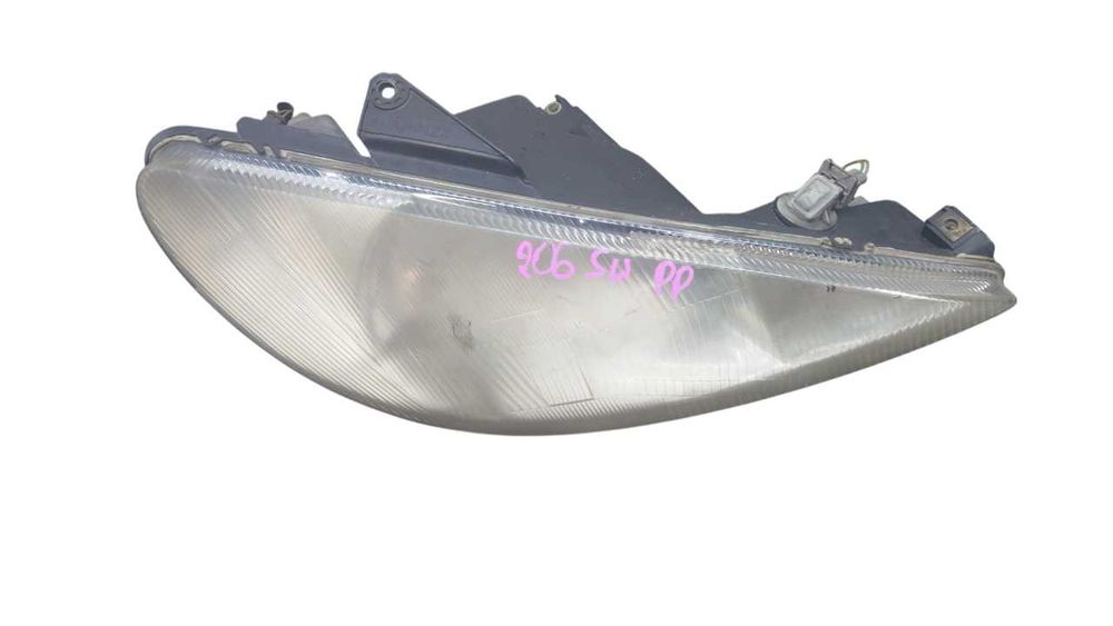 Peugeot 206 Lampa Reflektor Prawy Przód Przedni Prawa Przednia