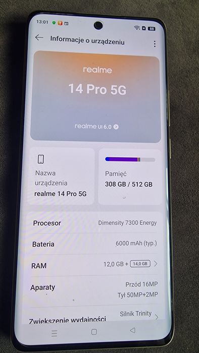 Realme 14 Pro 512gb/12gb ram