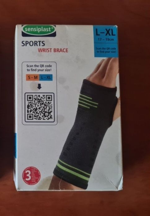 Opaska sportowa na nadgarstek l-xl