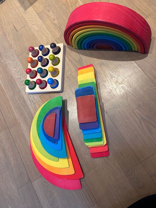 Sprzedam pomoce dydaktyczne Waldorf – 5 zestawów.