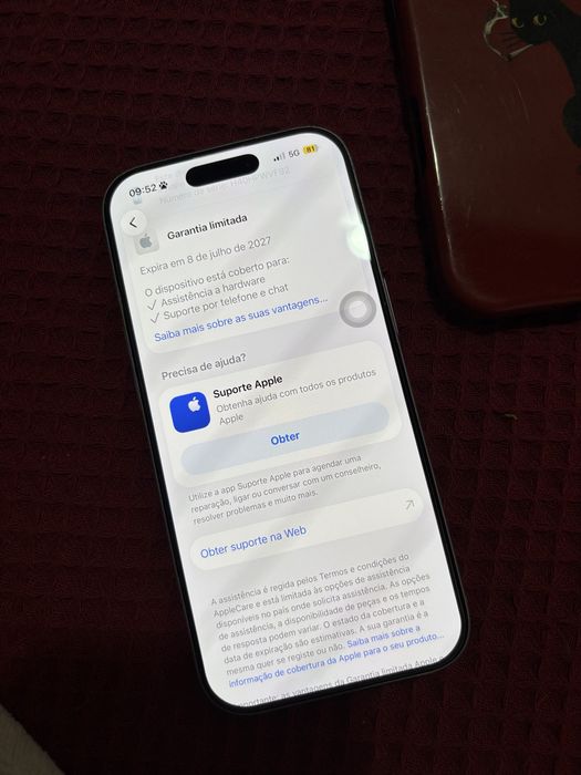 iPhone 17 256GB Lavanda | Como Novo c/ Garantia até 2027 + Extras