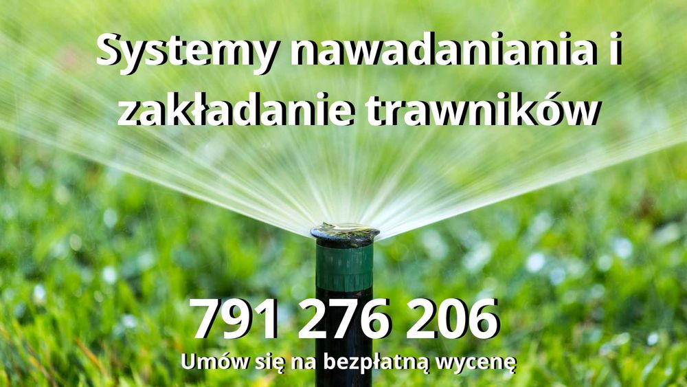 Automatyczne systemy nawadniania ogrodu i zakładanie trawników