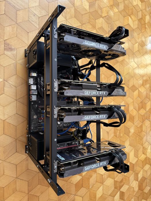 Koparka kryptowalut 3x ASUS RTX 3070 1x ASUS RTX 3070i