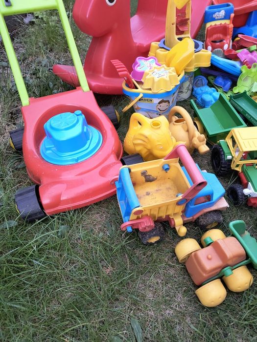 Konik na biegunach Little tikes, zabawki do piaskownicy, ogrodu, Wader