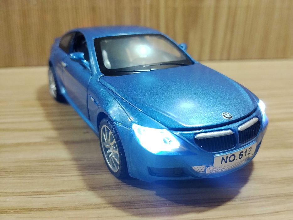 Модель BMW M6 Coupe 1:32 Автоэксперт Металл свет звук инерция Беха БМВ