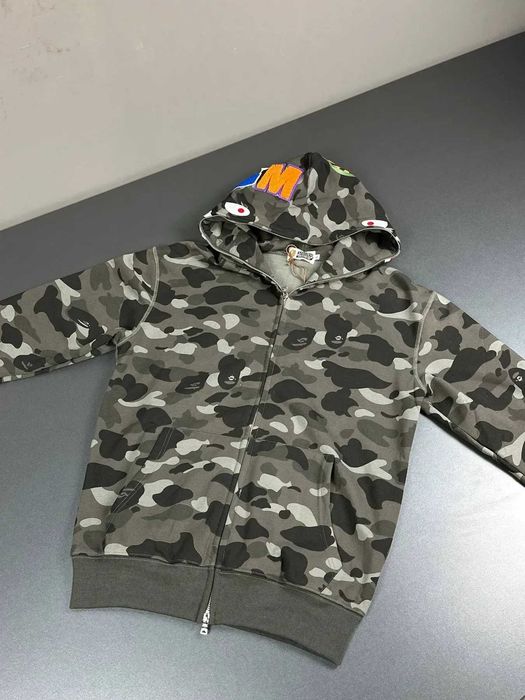 Зіп худі Bape Grey