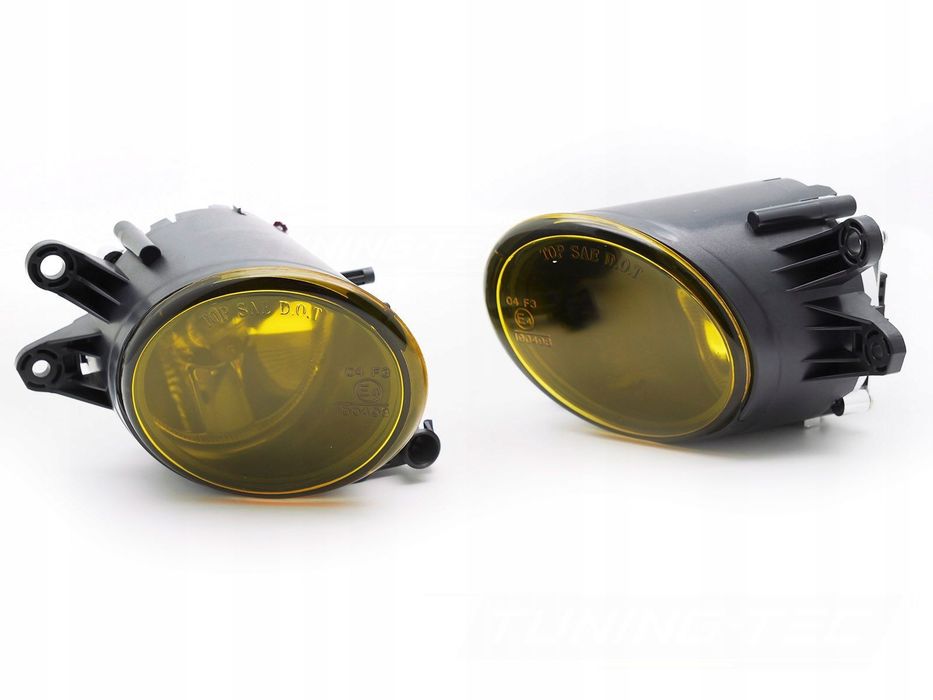 Halogeny Lampy pmg L+R Tuning żólty Audi A4 B6 8e Volvo S40 II 2 C30 C70