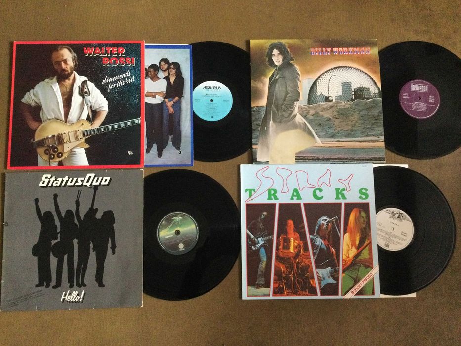 Hard Rock: Stray Status Quo Walter Rossi Billy Workman 4LP Winyle Tanio