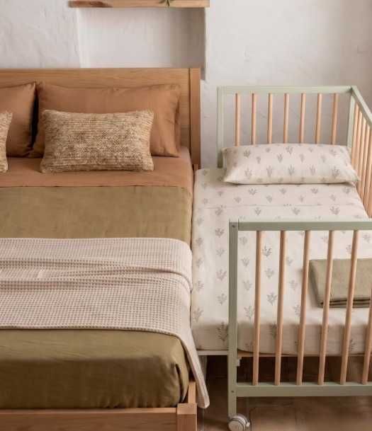 Colchão berço (120x60) + Kit Co-sleeping + Capa Protetora (tudo Novo)
