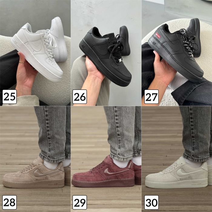Кроссовки Nike Air Force Low Off White Independence Форси Люкс якість