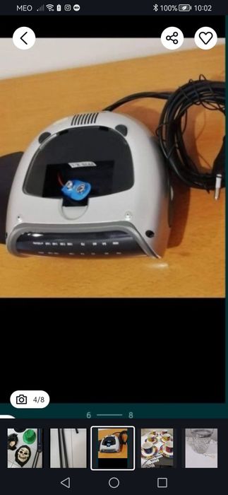 Despertador+Base rotativa para TV