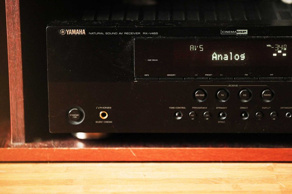 Домашний кинотеатр YAMAHA RX-V465 + klipsh f1 + subwoofer Yamaha YST-SW030