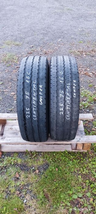 Opony letnie Continental Michelin 225/75 R16 CP, bus, dostawcze, kamper 4szt