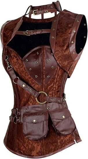 SEKSOWNY Gorset Charmian Gothic rozm.XXL