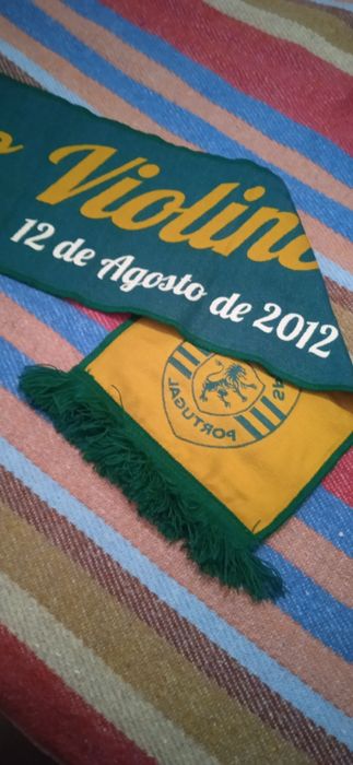 Cachecol SCP troféu cinco violinos 2012. 106 anos do SCP