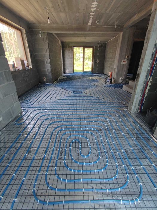 Ogrzewanie podłogowe, posadzki rekuperacja kotłownie wod kan