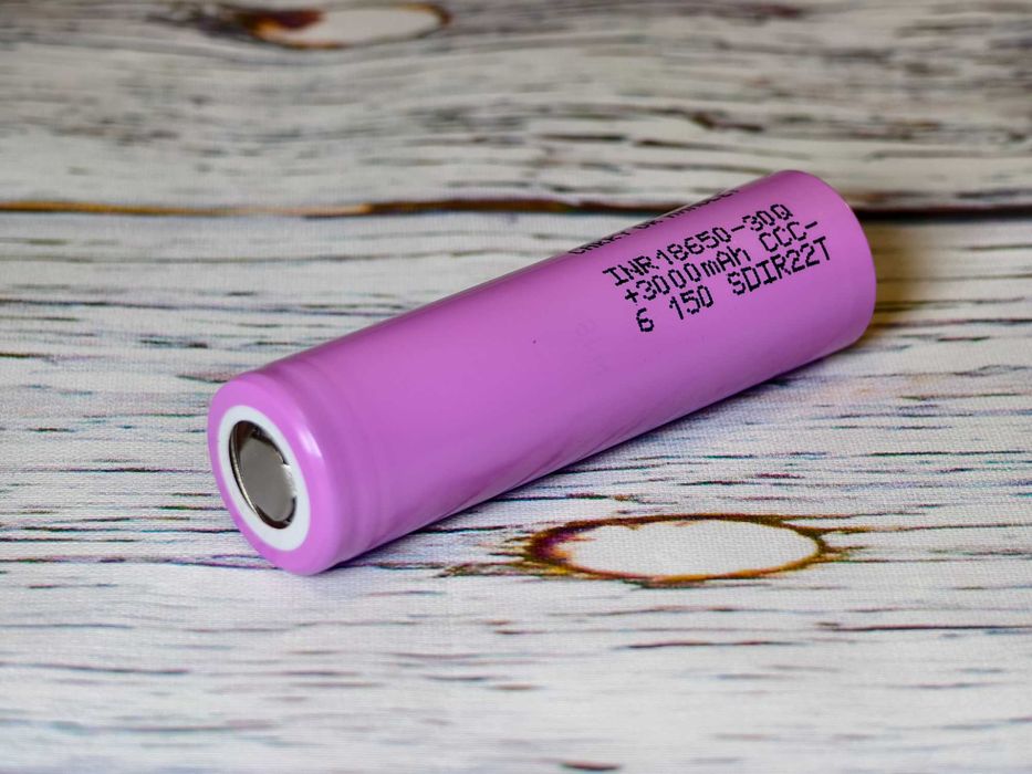 Акумулятор 18650 Samsung INR18650 30Q 3000 mAh 15A високоток