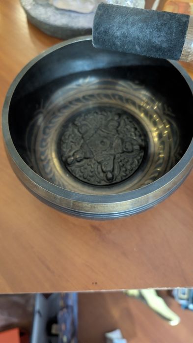 Співоча чаша (16см) зі стіком і підставкою