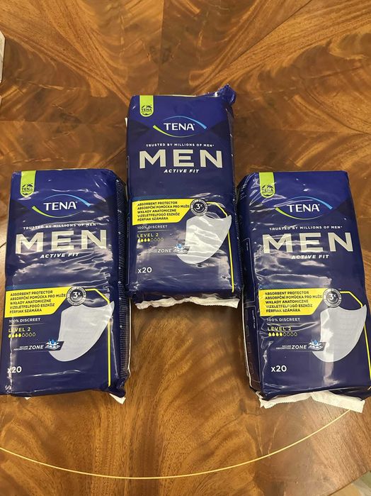 TENA Men Active Fit Level 2 – 59 szt. NOWE + otwarte