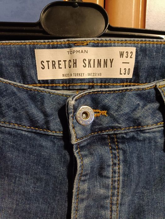 Topman,джинсы скинни мужские р.32