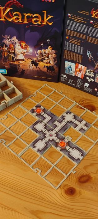 Siatka Karak - Carcassonne - 14 szt. + Holder - beżowe