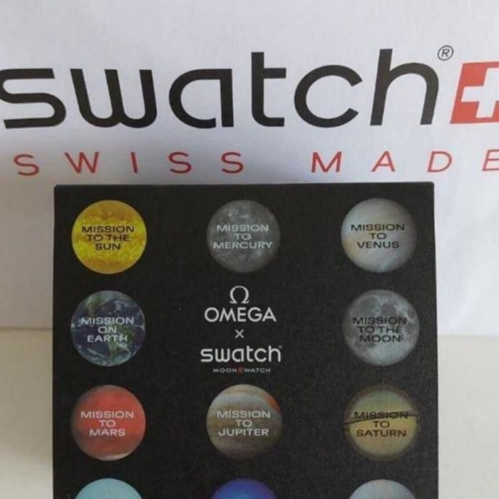 Omega x Swatch Mission Moon SO33M100 - Diamentowy Blask