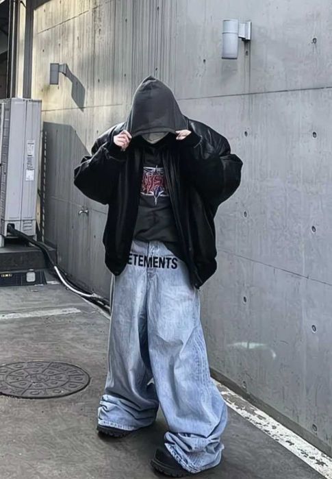 Штани VETEMENTS jeans джинси rap baggy cargo opium denim