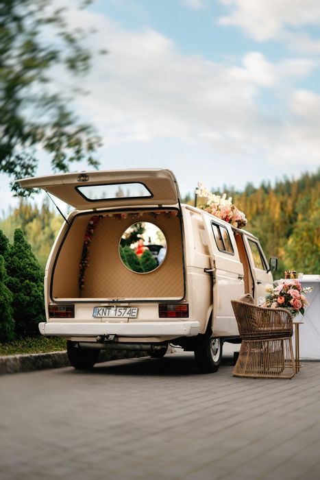 Fotobus T3 fotobudka wesele chrzciny ślub eventy retro vintage