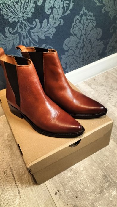 Botki skórzane rozmiar 40