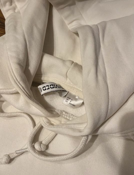 Biała bluza z kapturem H&M