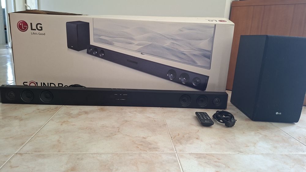Sound bar lg como nova