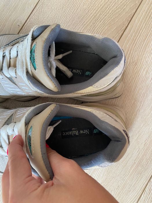 New Balance 9060 sea salt surf low- top sneakers bezowy 38 szary must