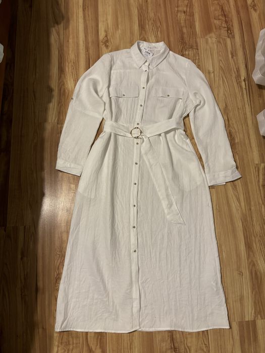 Sukienka biała długa rozmiar L