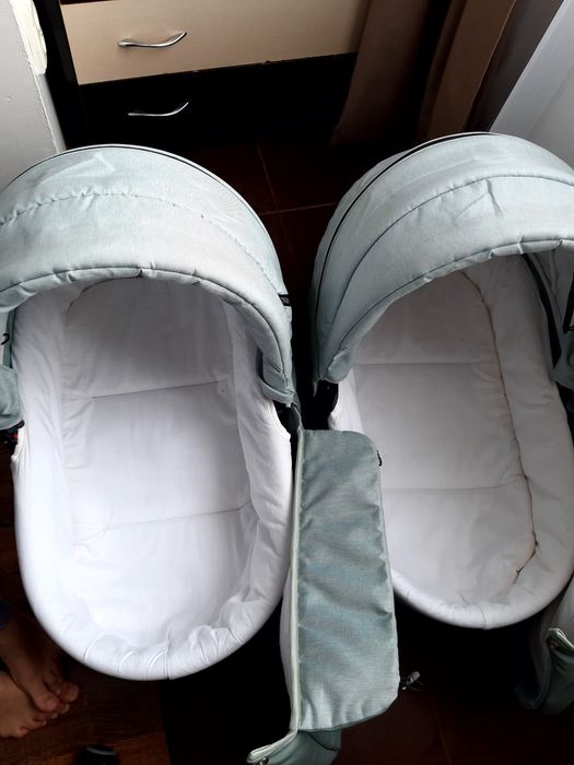 Коляска для двійні Riko 2 в 1