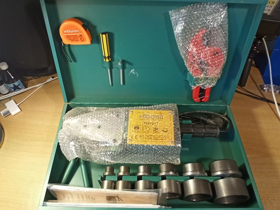 Паяльник для пластиковых труб Sturm-TW7217 новый 1700 W