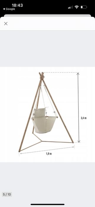 Fotel  wiszący Bamboo