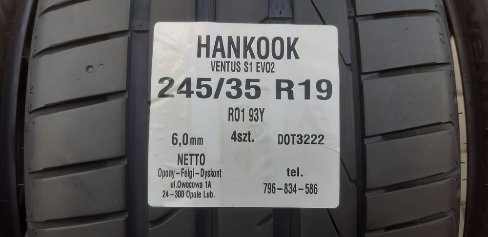 Opony Hankook 245 35 R19