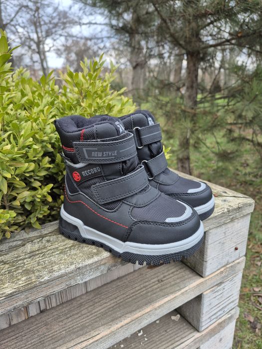 Зимові термо черевики на хлопчика 23-26 розмір, зимові теплі сапожки