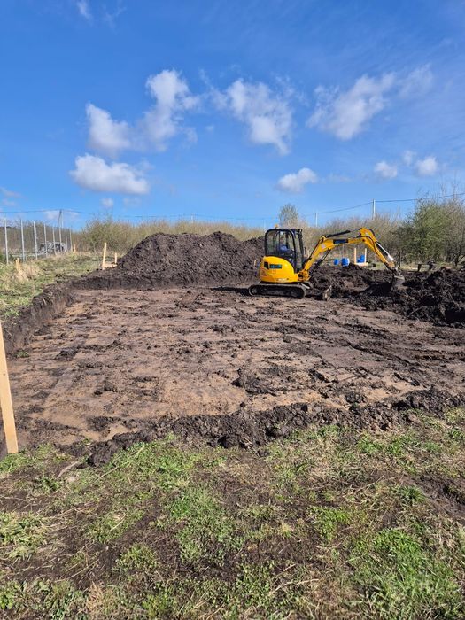 Оренда міні-екскаватора jcb8030, послуги екскаватора, земляні роботи