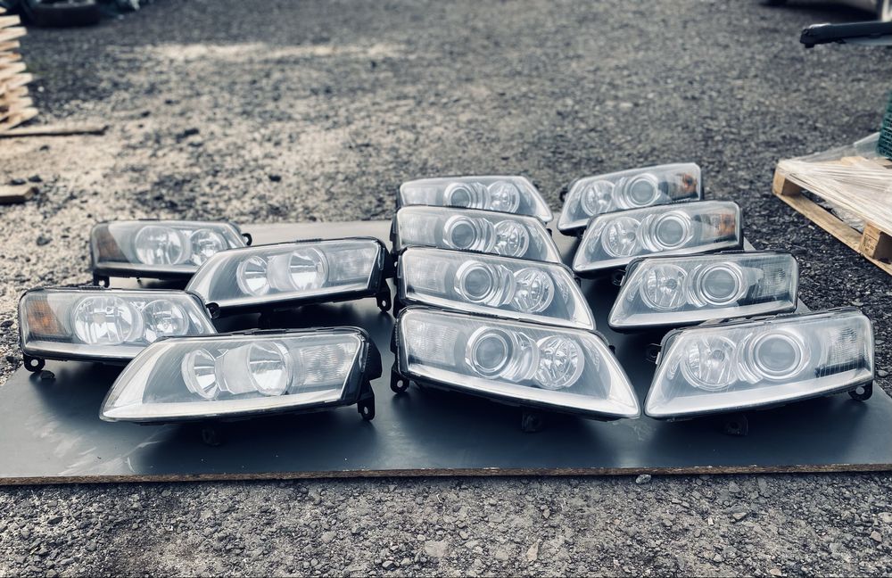 Фара Audi a6 c6 дорест галоген ксенон лінзовані фари ауді а6 с6