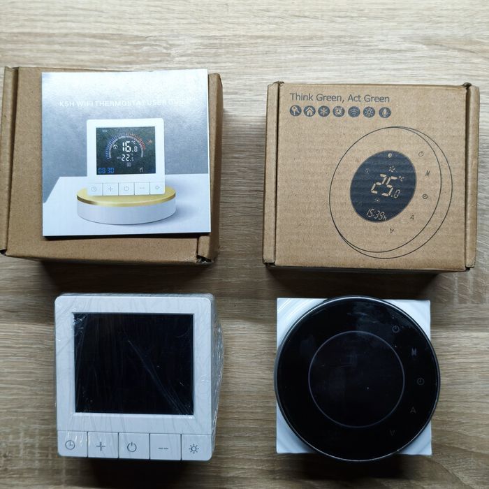 Термостати WiFi Tuya для водяної теплої підлоги та котлів