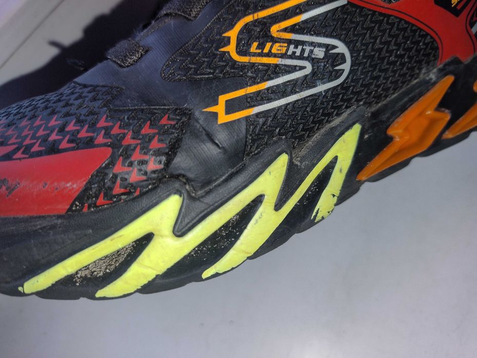 Skechers FLEX-GLOW BOLT - Adidasy ŚWIECĄCE R. 35